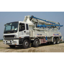 Isuzu 8X4 12wheel Concrete Pump Truck 4boom